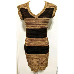 Body Central Dress Bodycon Sweater Knit Stretch
